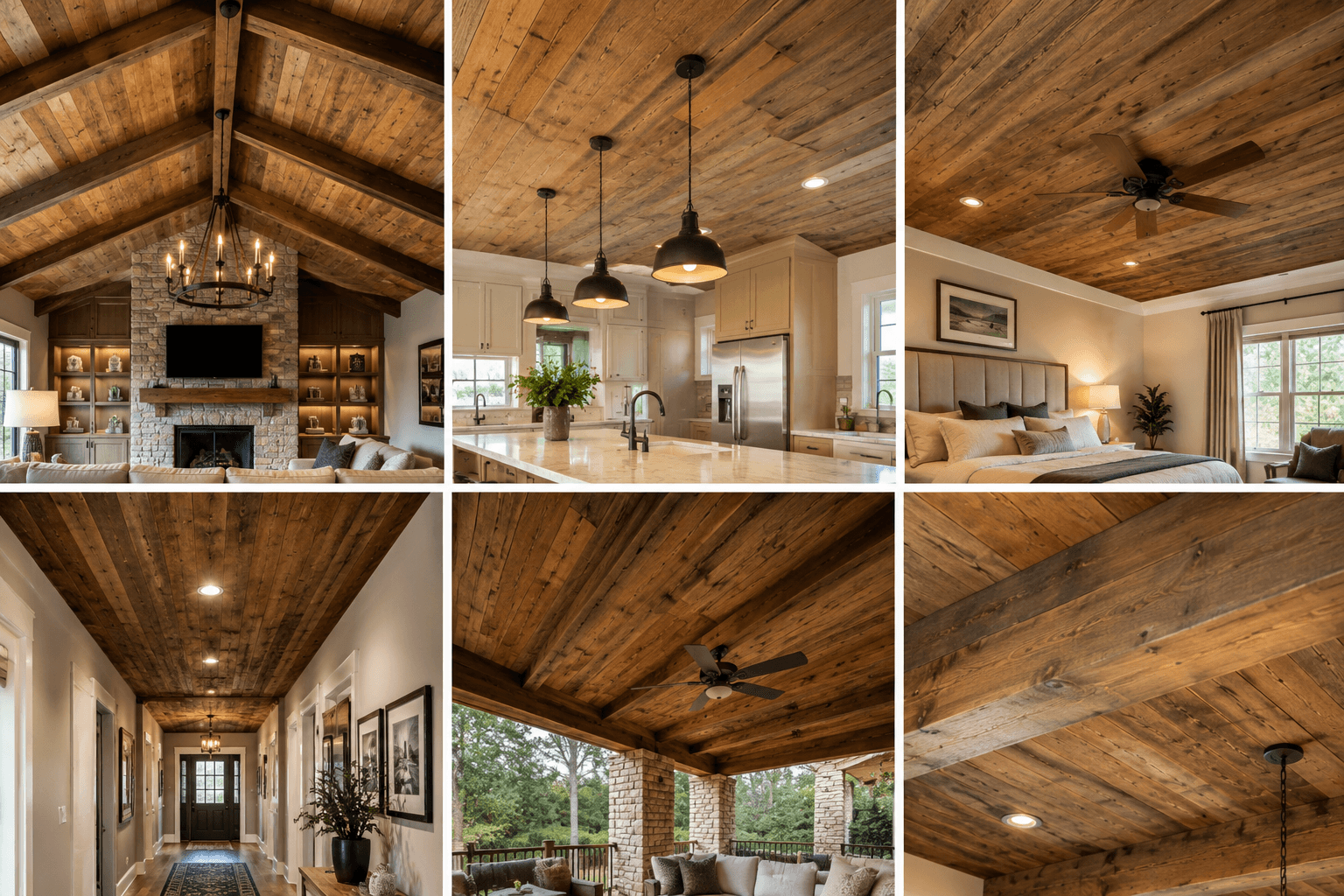 Rustic Wood Ceiling Ideas